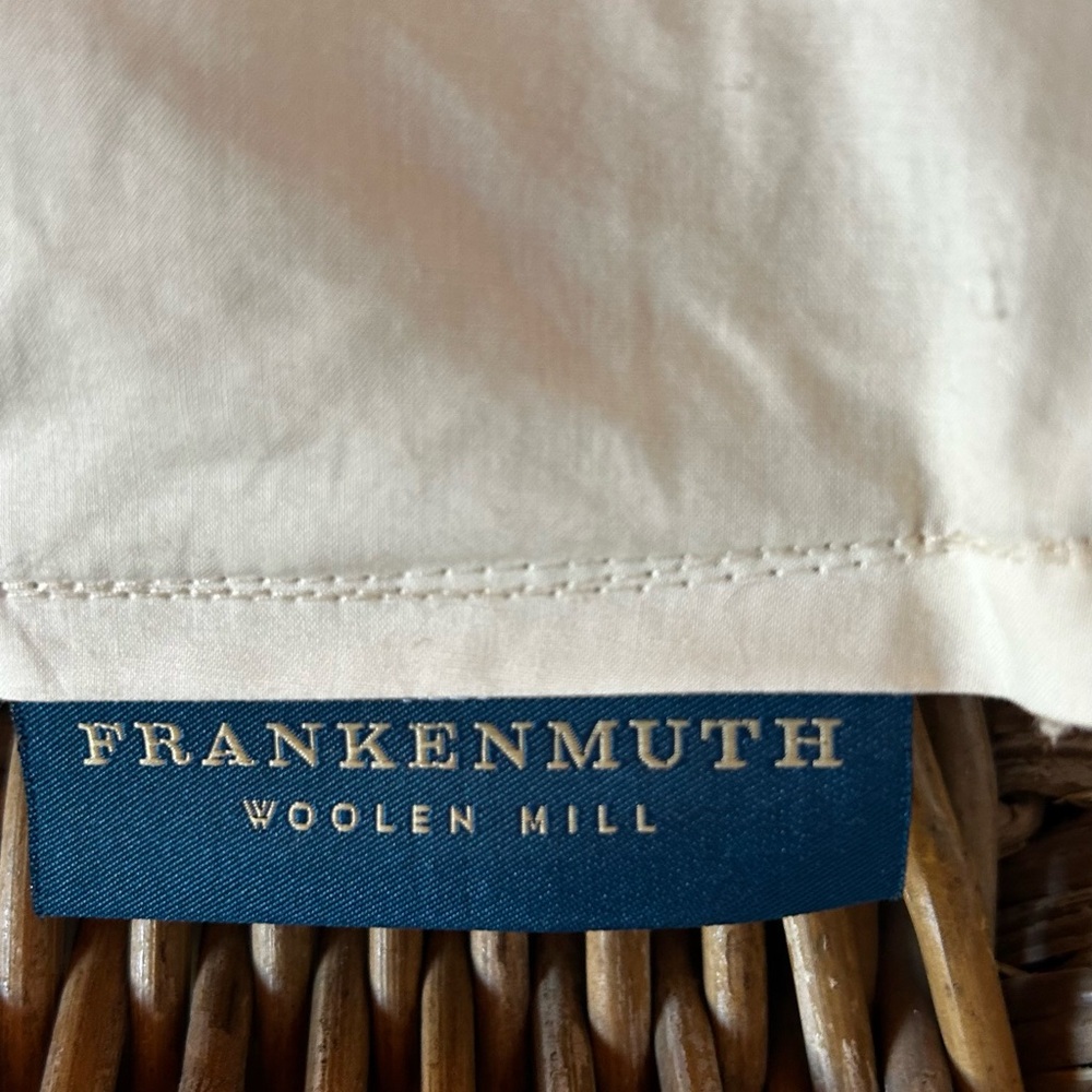 Frakenmuth Woolen Mill wool pillow standard size NIB - Picture 3 of 6